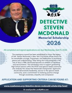 2026 Det. Steven McDonald Memorial Scholarship